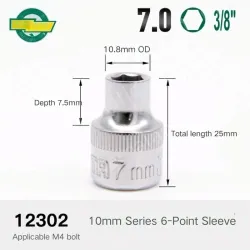 CALC-7.0mm-10mm series 3/8-12302