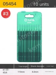 10Pcs double-ended cross #3 with a total length of 110mm-05454