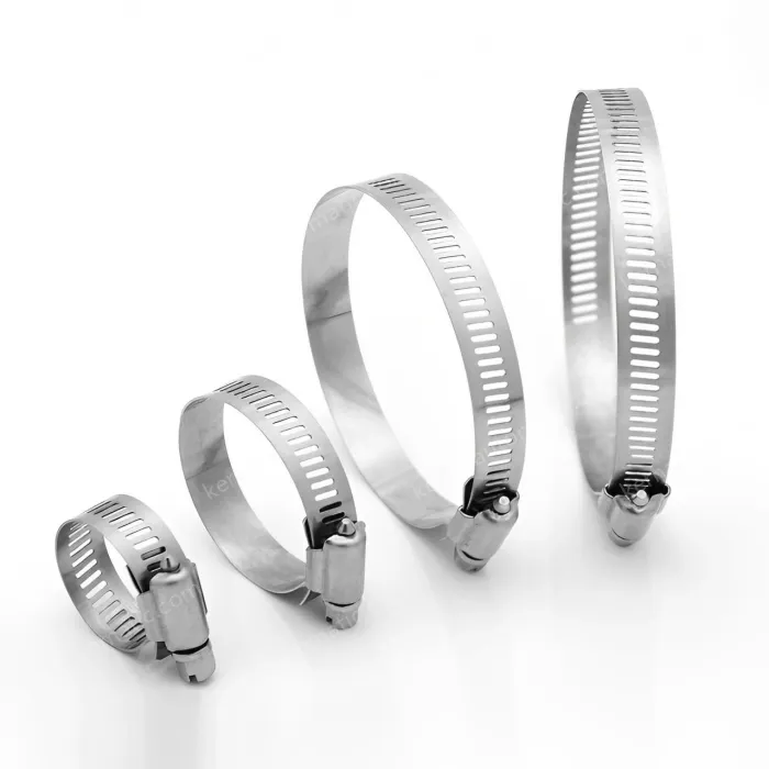 304 stainless steel handle hose clamp 6-12