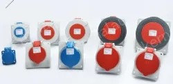 Waterproof 5 pole 16A concealed socket TYP 228