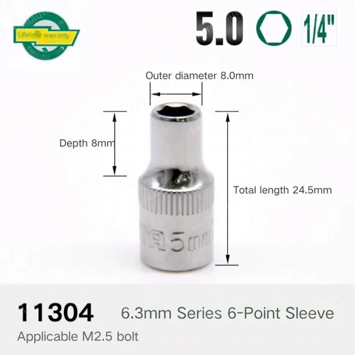 Xiaofei-5.0mm-6.3mm series 1/4-11304