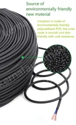 5 core 4 core 2 core sensor cable 22 AWG 3 pole