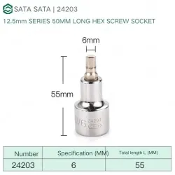 Dafei 6mm with a total length of 55mm-24203