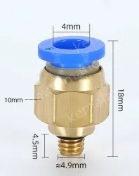 Pneumatic joints PC4-M5