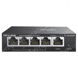 5 port Full gigabit cloud-managed PoE switches