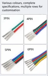LED light connecting cable 26AWG*5 and (7/0.16TS)