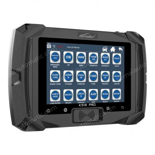 Lonsdor K518 PRO Full Version All In One Key Programmer with 2pcs LT20, Toyota FP30 Cable, Nissan 40 BCM Cable JCD JLR and ADP Adapter