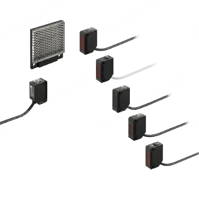NPN output 20 to 100 mm Adjustable range Compact Photoelectric Sensor