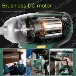 Electric wrenches 05818ATC - Fast Charging Version, One Battery, One Charge, Shelf Worker Package