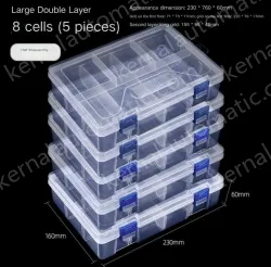 5 pieces of thickened material, 8 grids of double-layered full dismantling