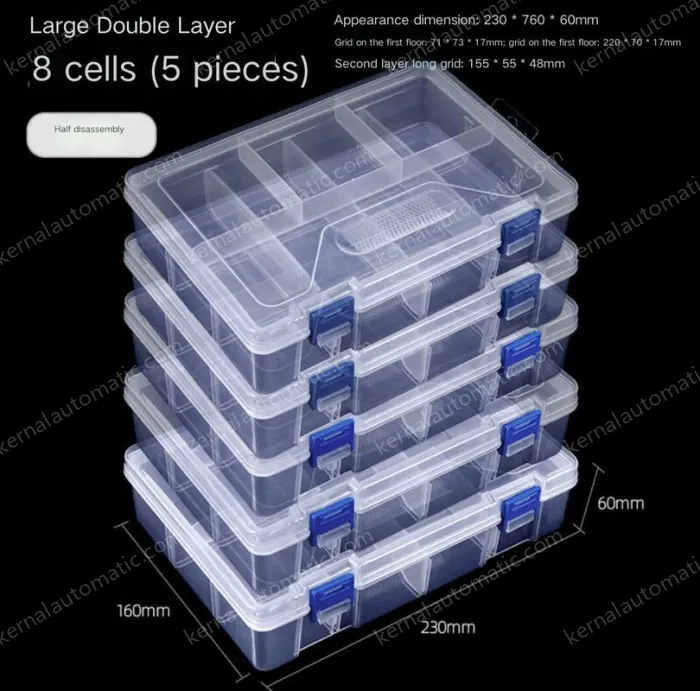 5 pieces of thickened material, 8 grids of double-layered full dismantling