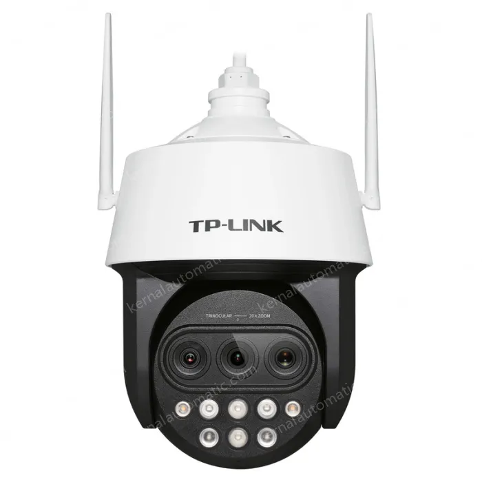 Three-eye zoom full-color 4G high-speed dome camera