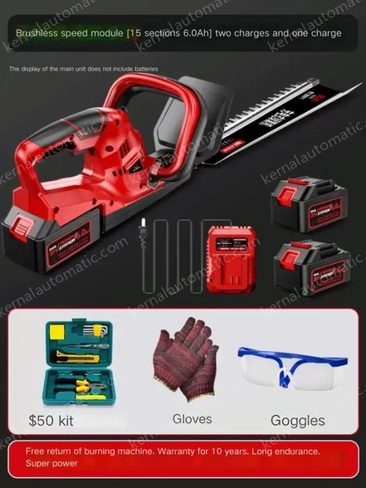 Brushless speed single-edged 15-cell 6.0Ah two batteries and one charge