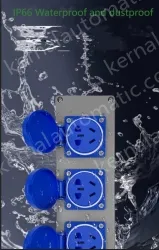 Explosion-proof cast aluminium triplex 3-hole black