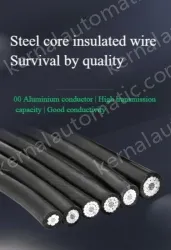 Steel core insulated wire 10KV3.4 thickness*JKLGYJ-70/10