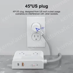 New Design 20W PD US Power Strip