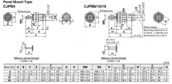 Pin Cylinders CJP Series CJPB4-15Z-B
